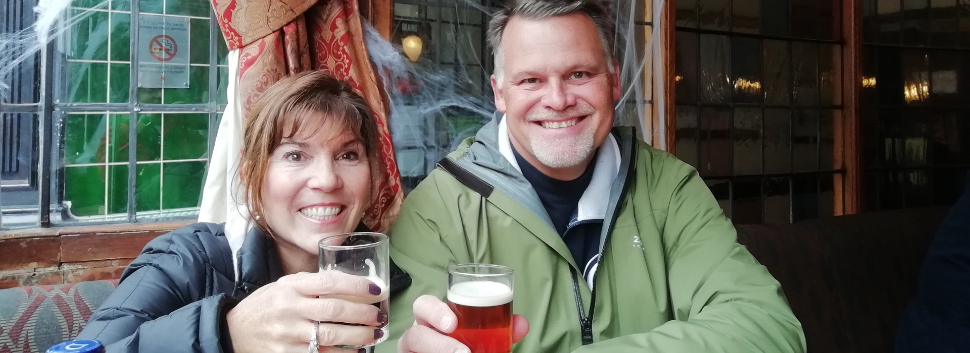 couple in a pub